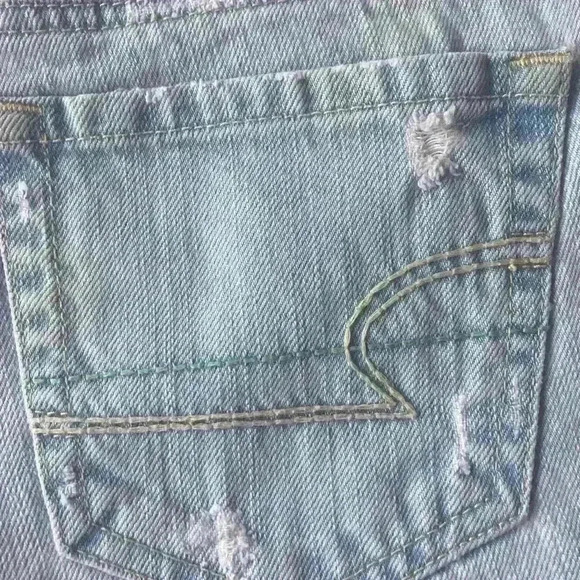 American Eagle Sz 4 denim jean shorts exc con - Picture 6 of 7